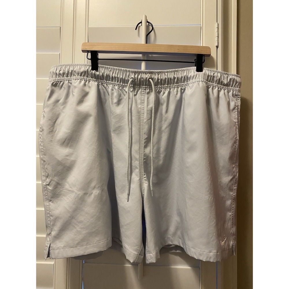 Nike Club Flow Steel Gray Woven Shorts Mesh Lined Size 3XL NEW FN3307-043